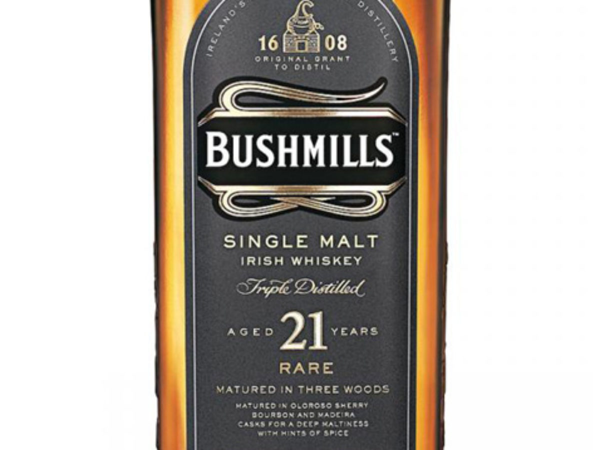 Bushmills 21 Year Old Rare Single Malt Irish Whiskey 70cl - The