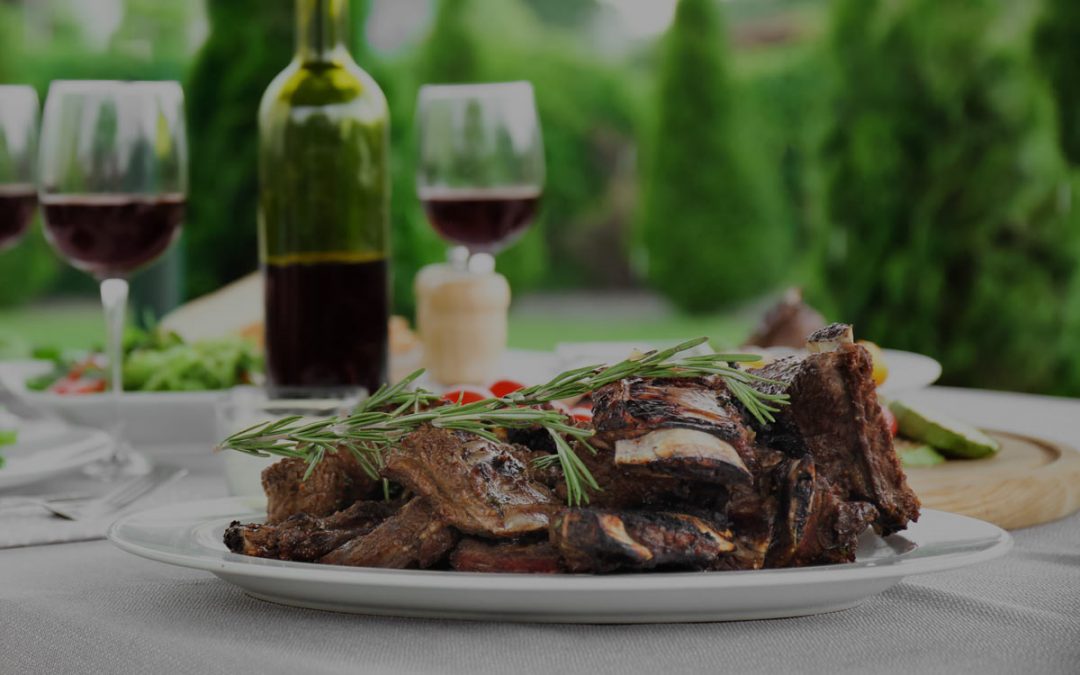 Sticky Beef Short Ribs with Perelada 3 Fincas