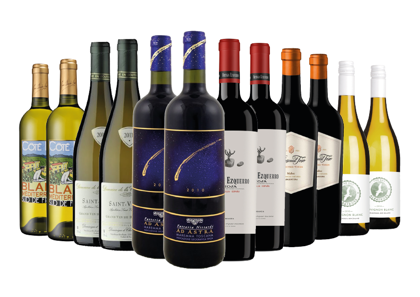 Casual & Fine Dining Mixed Wines 