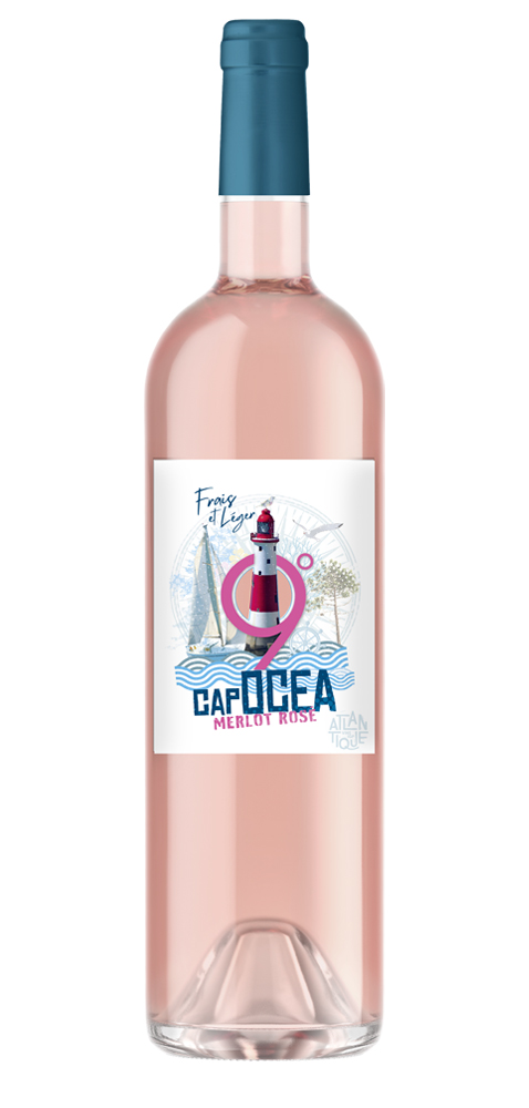 Cap Ocea IGP Atlantique Merlot Rose
